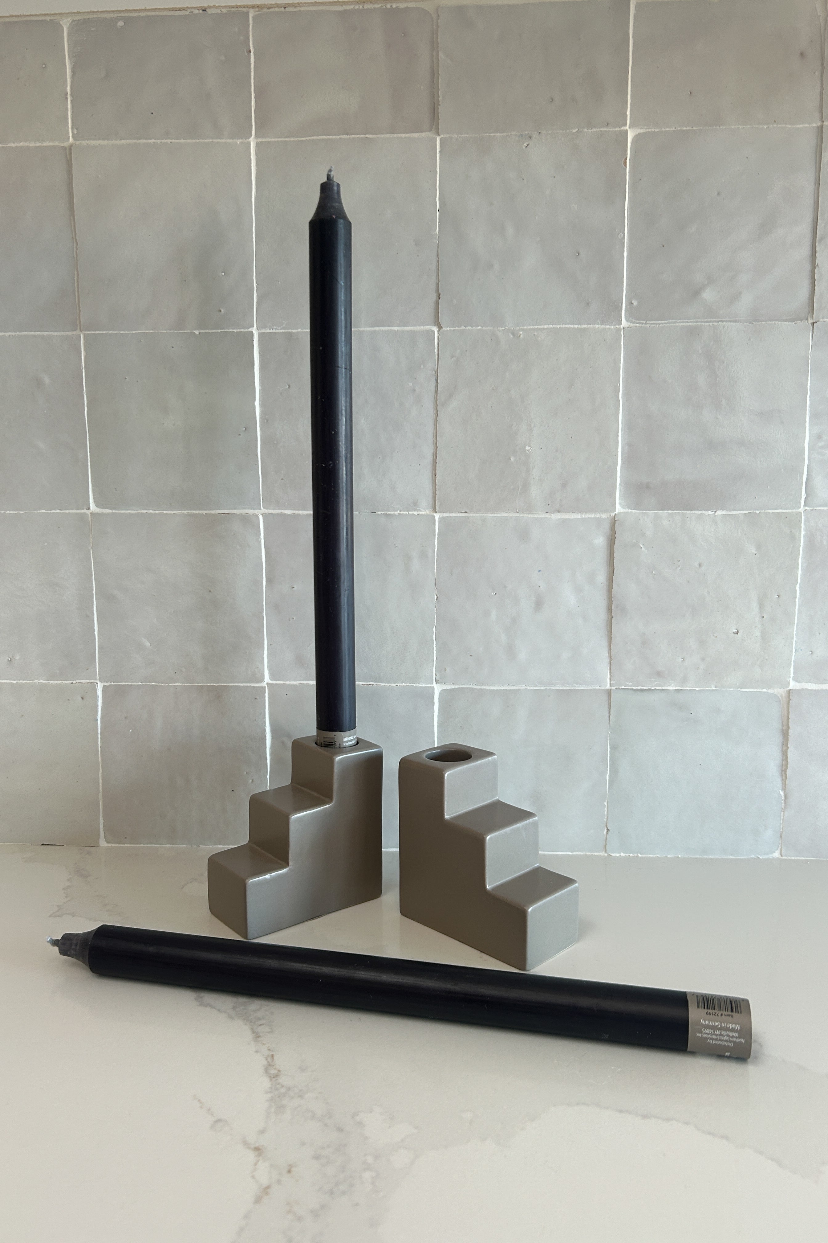 Date Card Candle Stick Holder