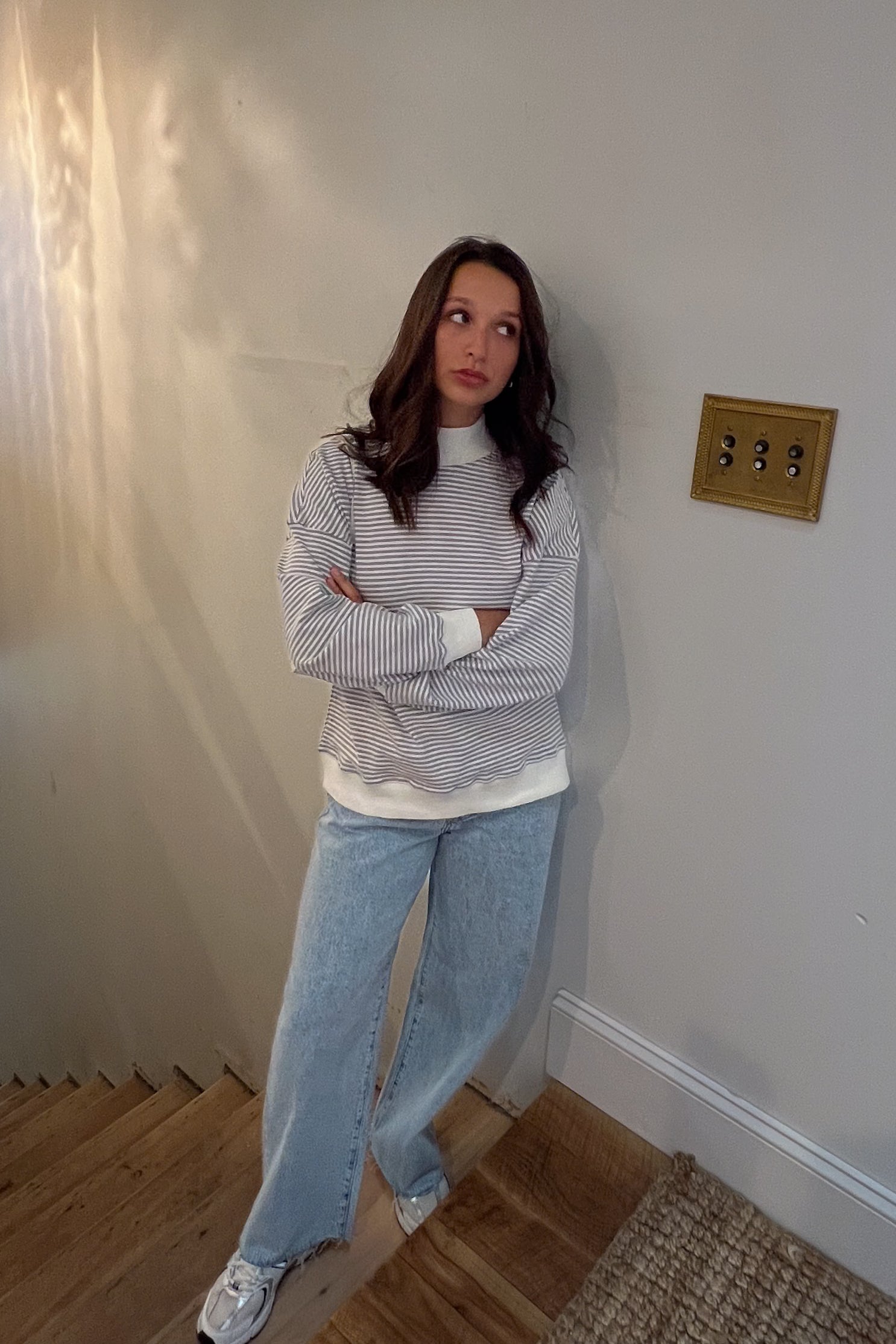 Tink Mock Neck Sweatshirt