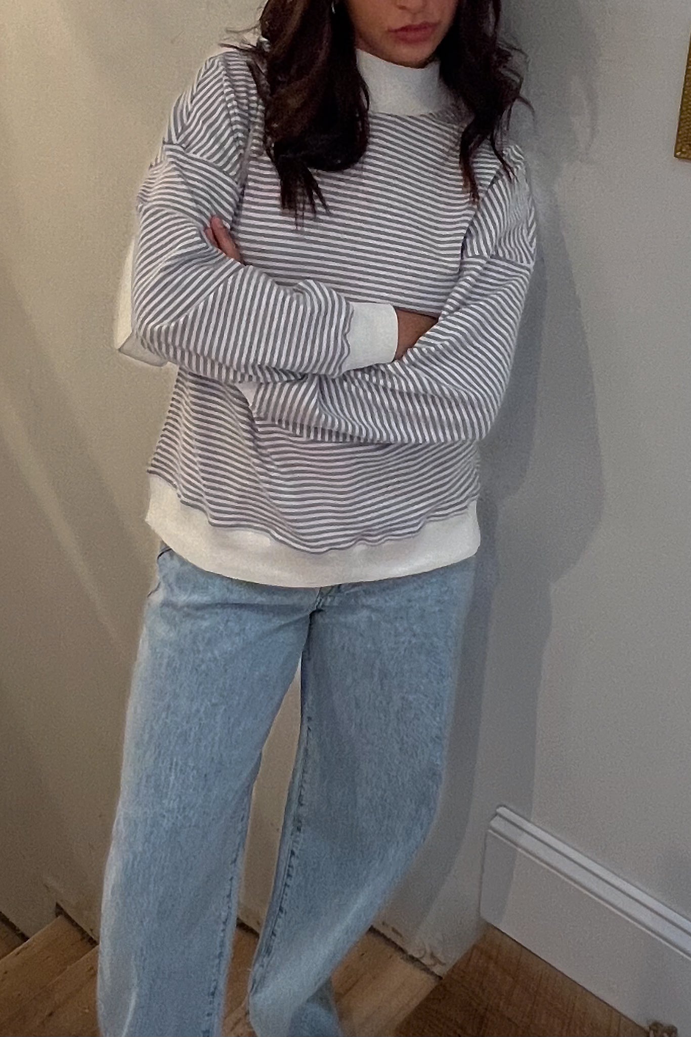 Tink Mock Neck Sweatshirt
