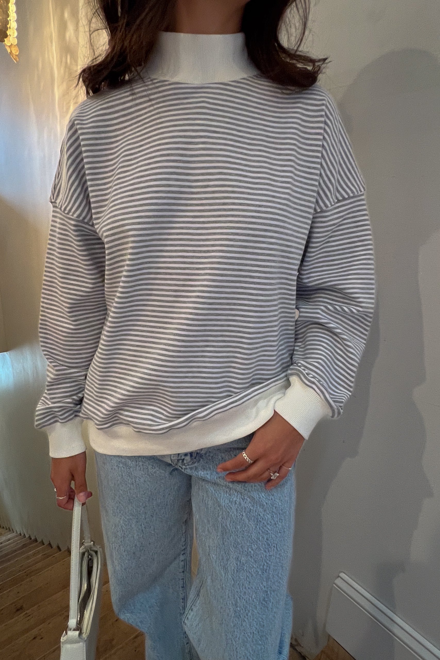 Tink Mock Neck Sweatshirt