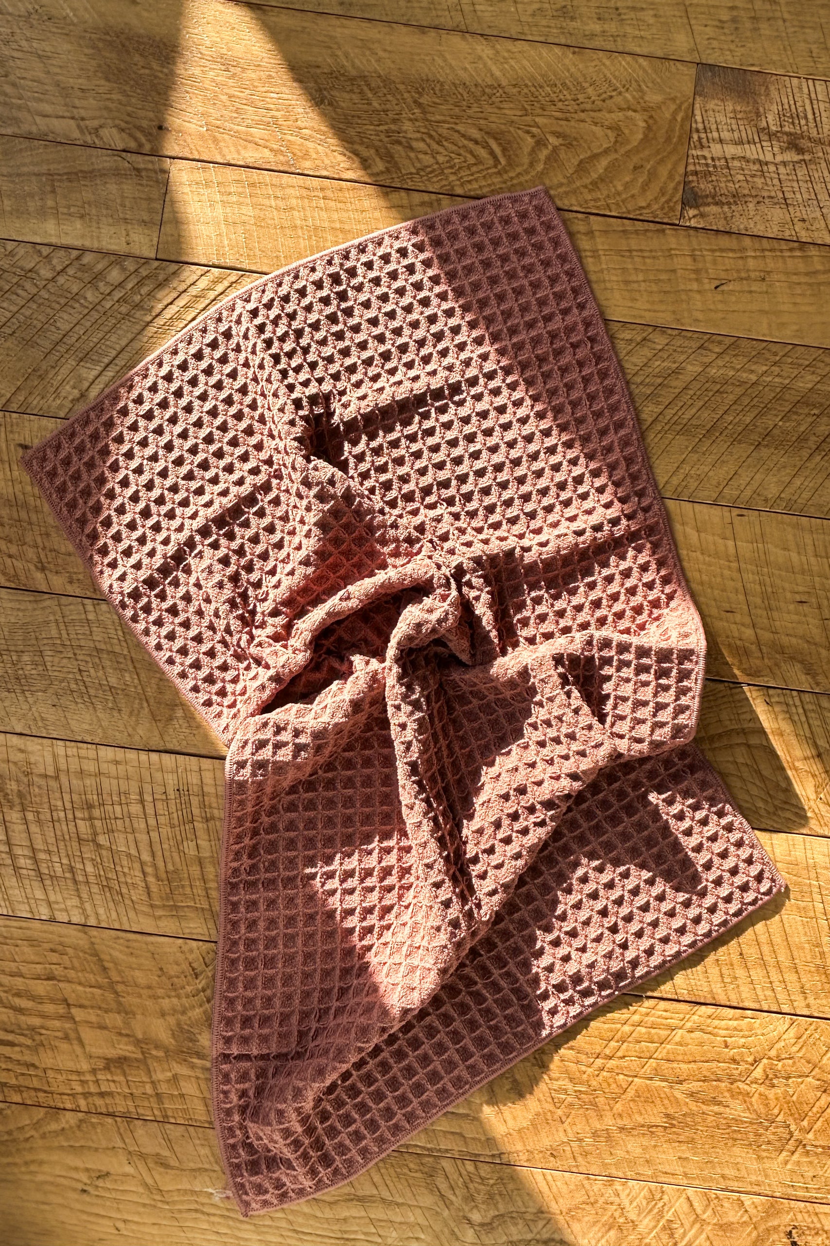 Geometry Waffle Hand Towel