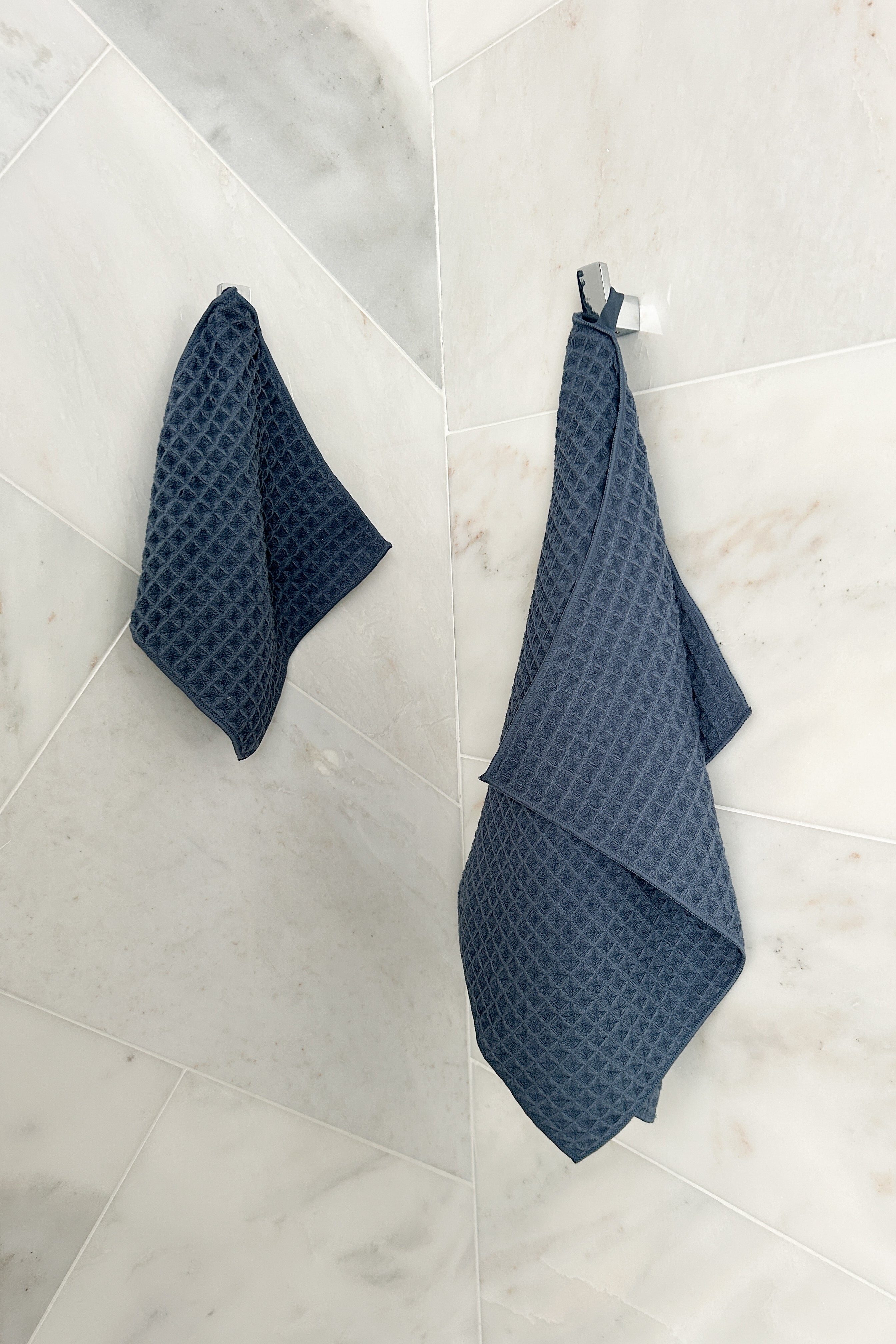 Geometry Waffle Hand Towel