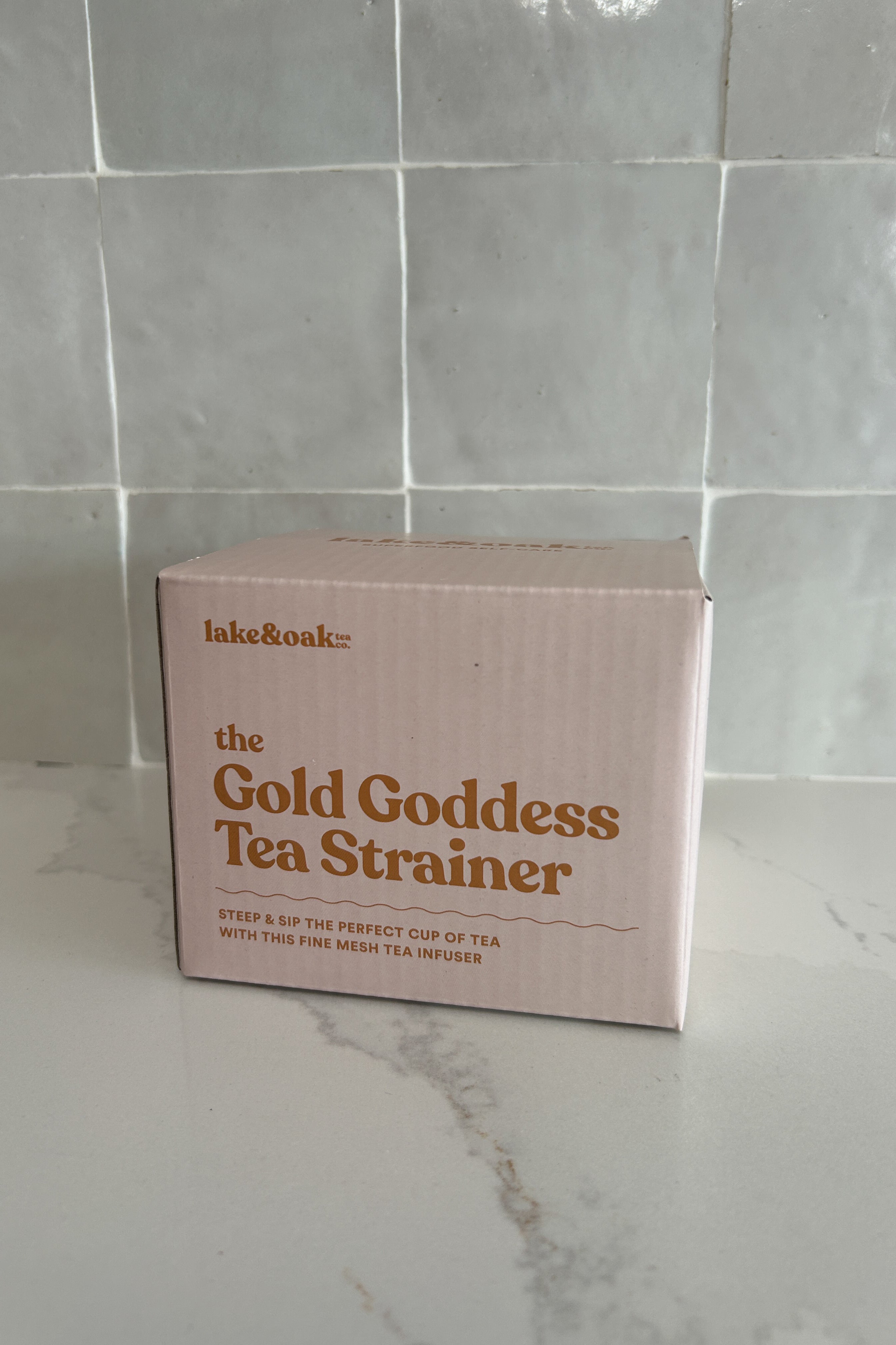 Gold Goddess Tea Strainer