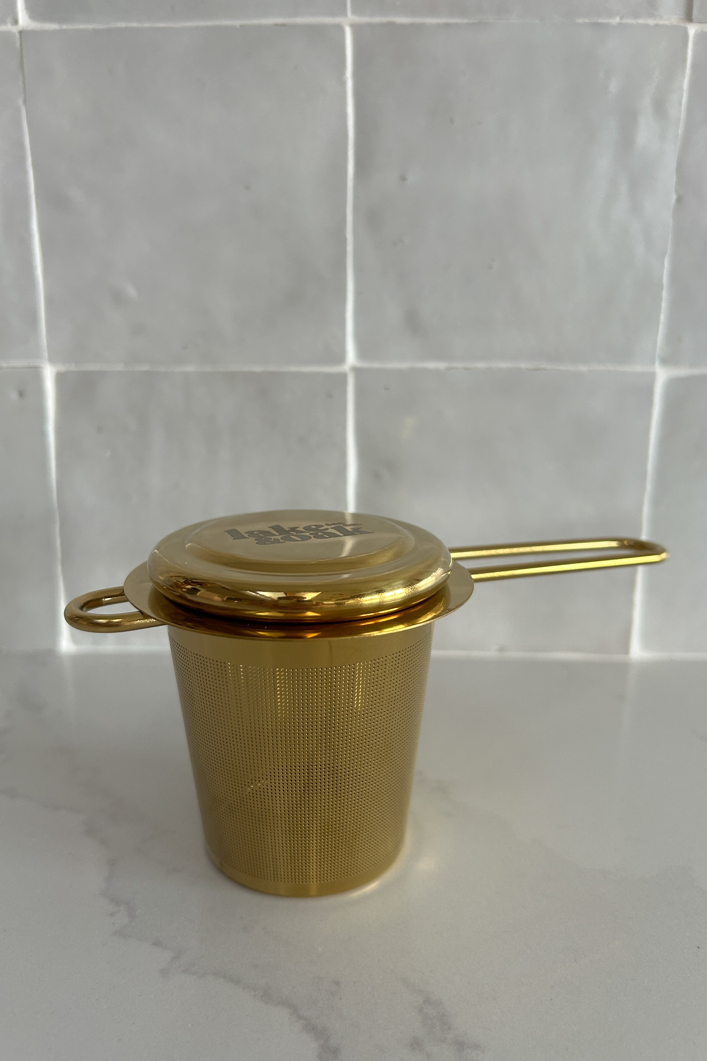 Gold Goddess Tea Strainer