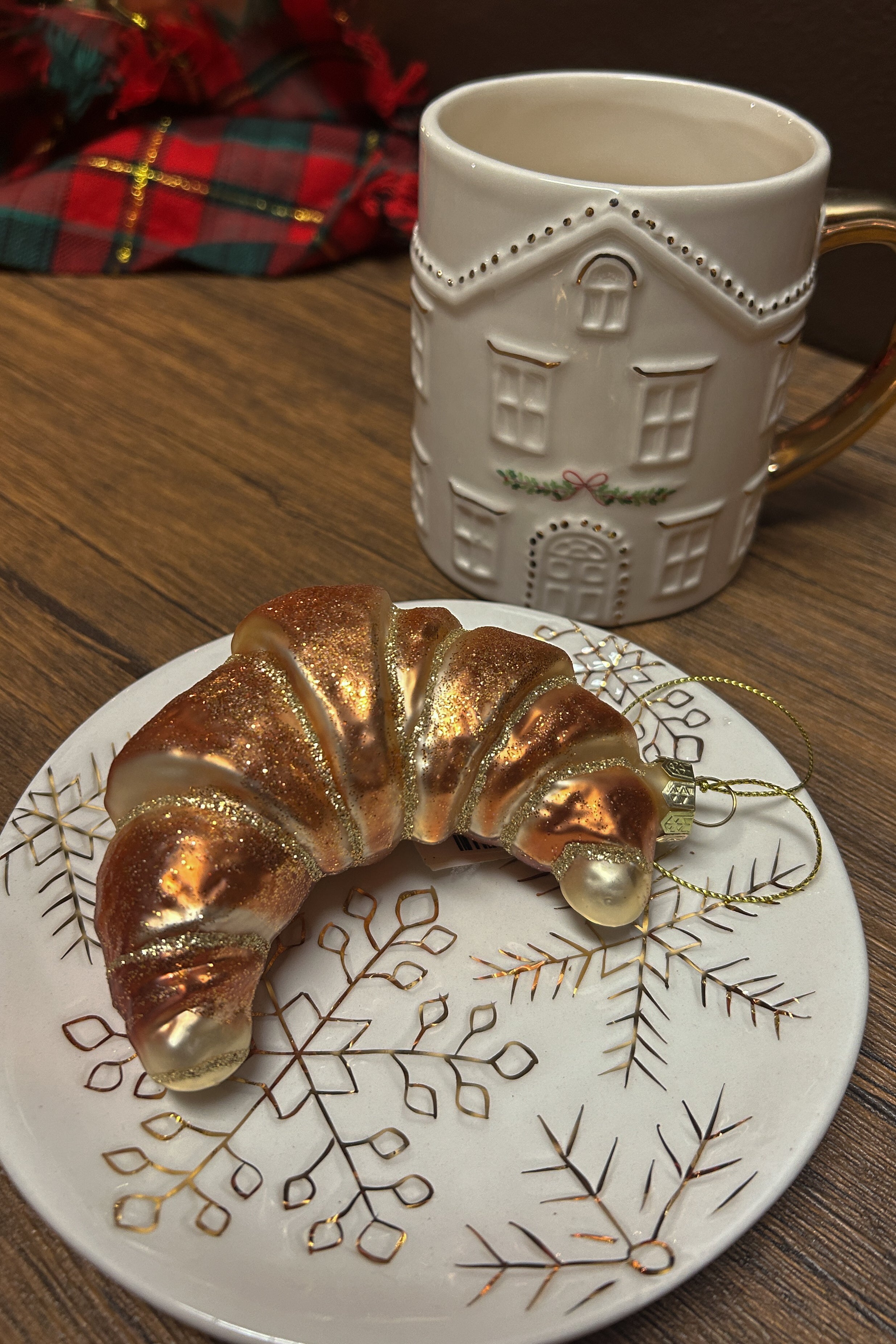 Croissant Ornament