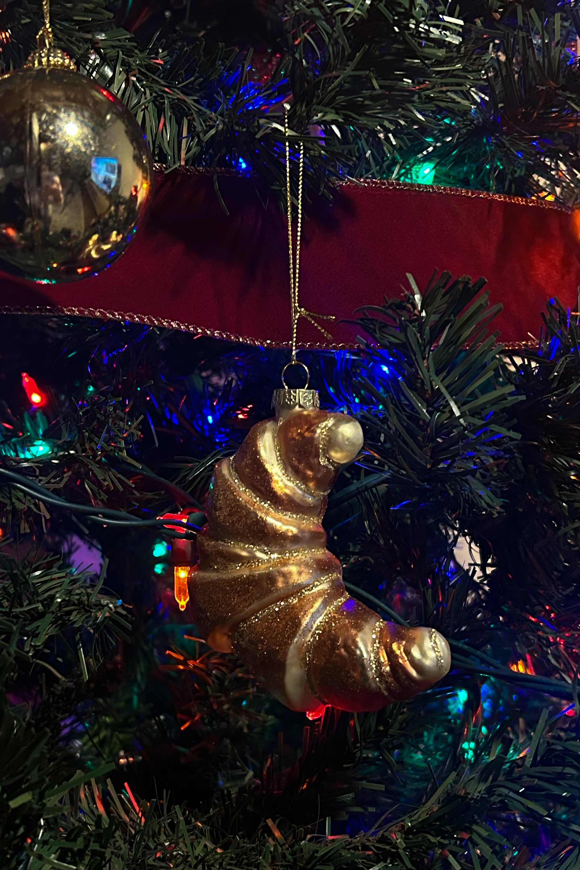 Croissant Ornament