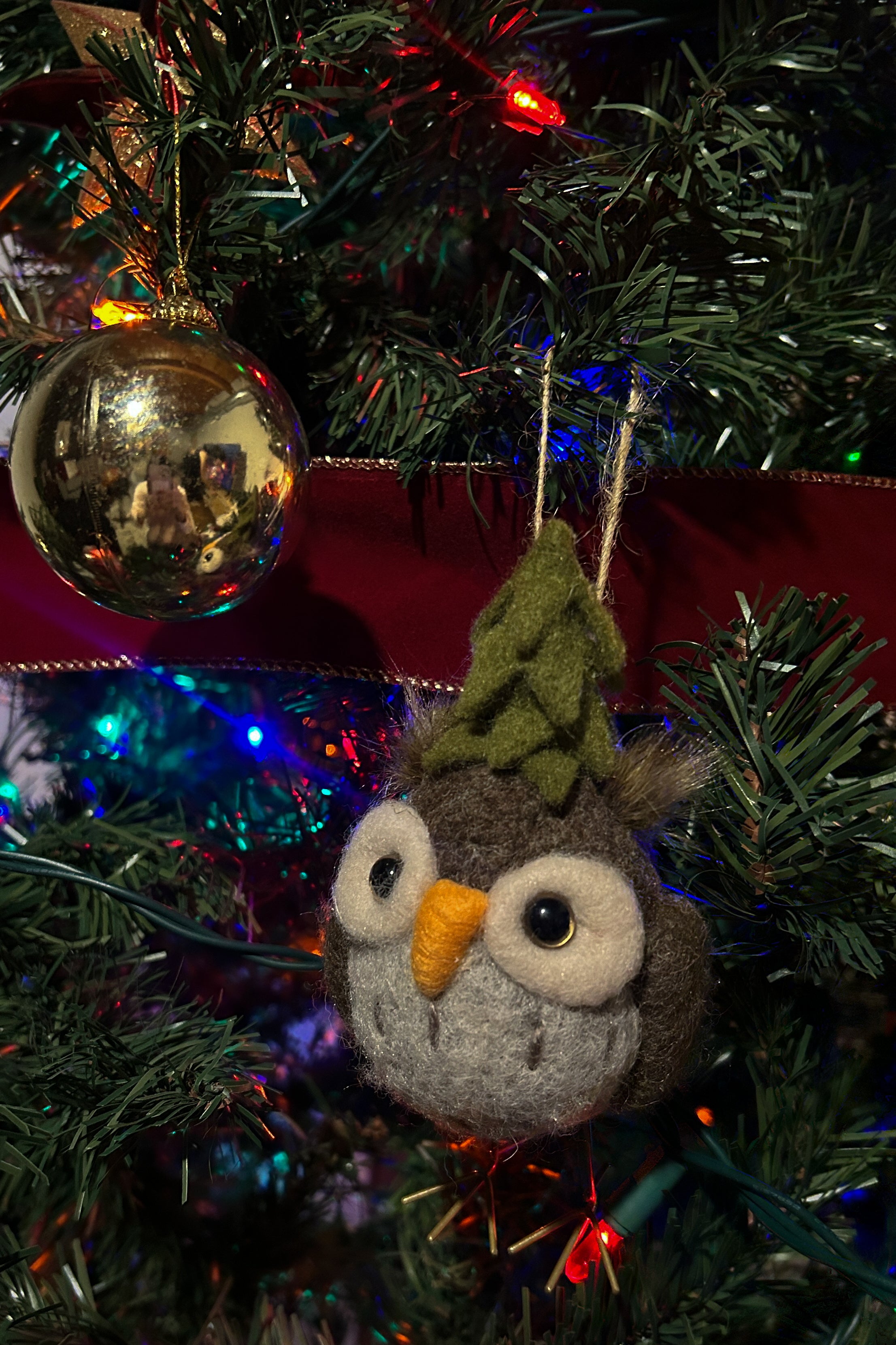 Xmas Owl Ornament