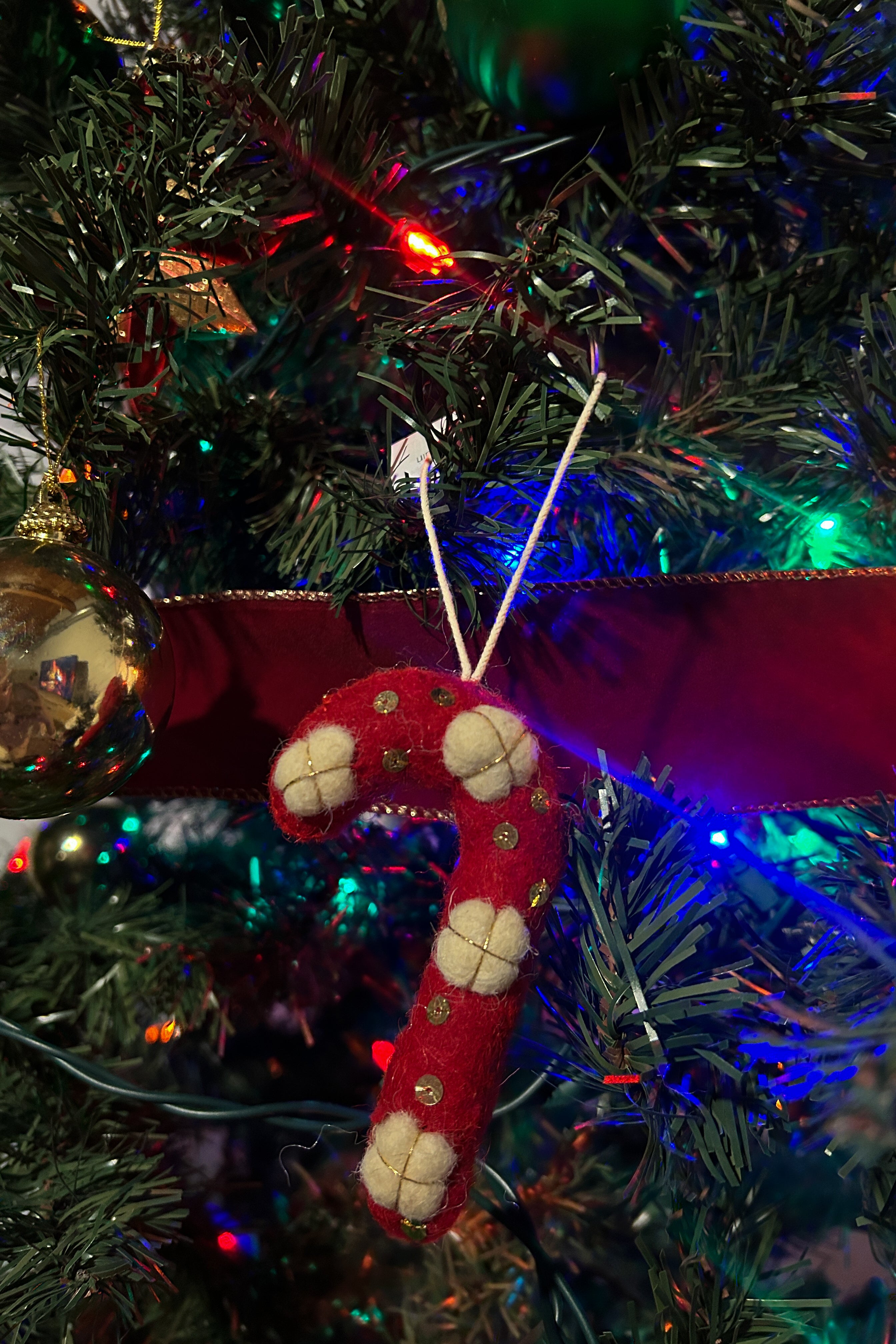 Candy Cane Ornament