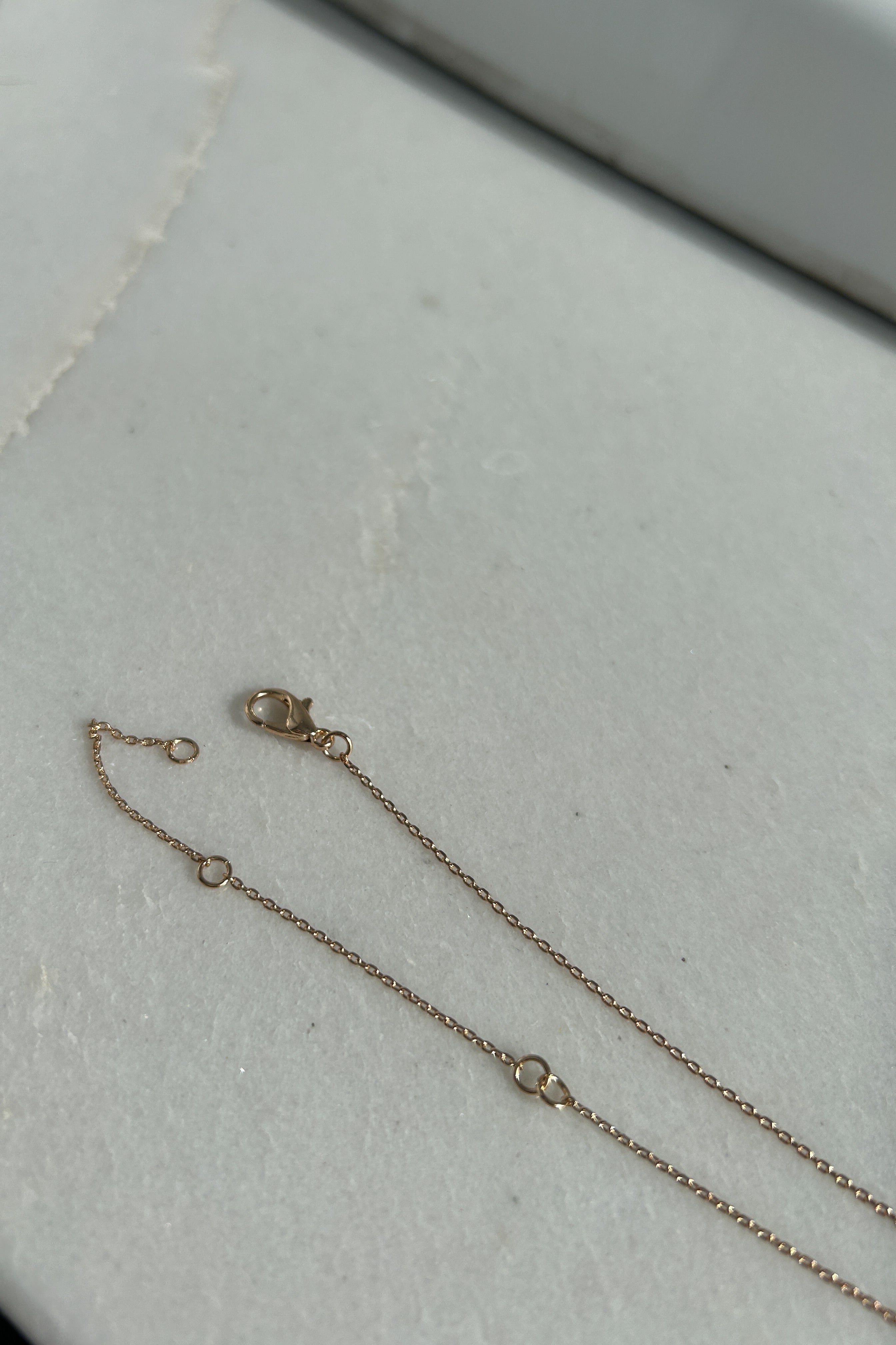 Bubble Initial Necklace