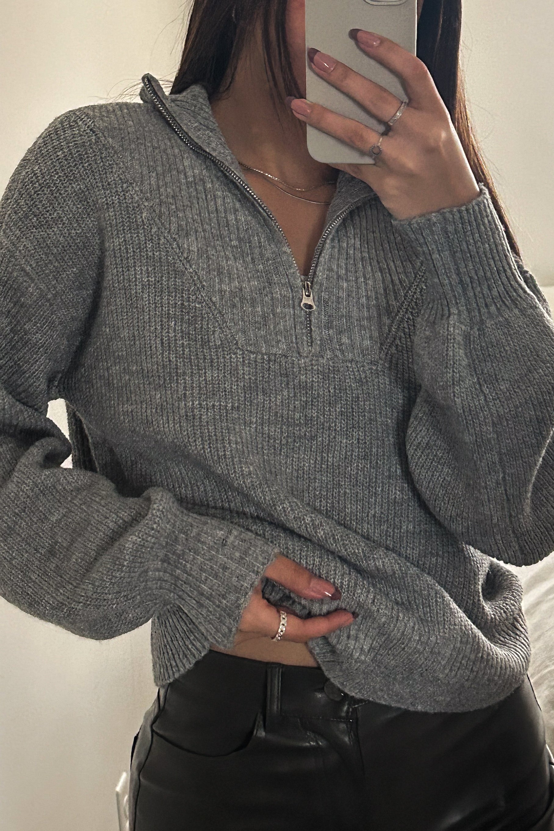 CM DOORBUSTER! Grey Half-Zip