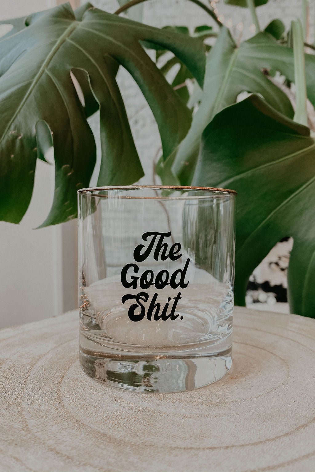 The Good Shit Gentleman's Whiskey Glass