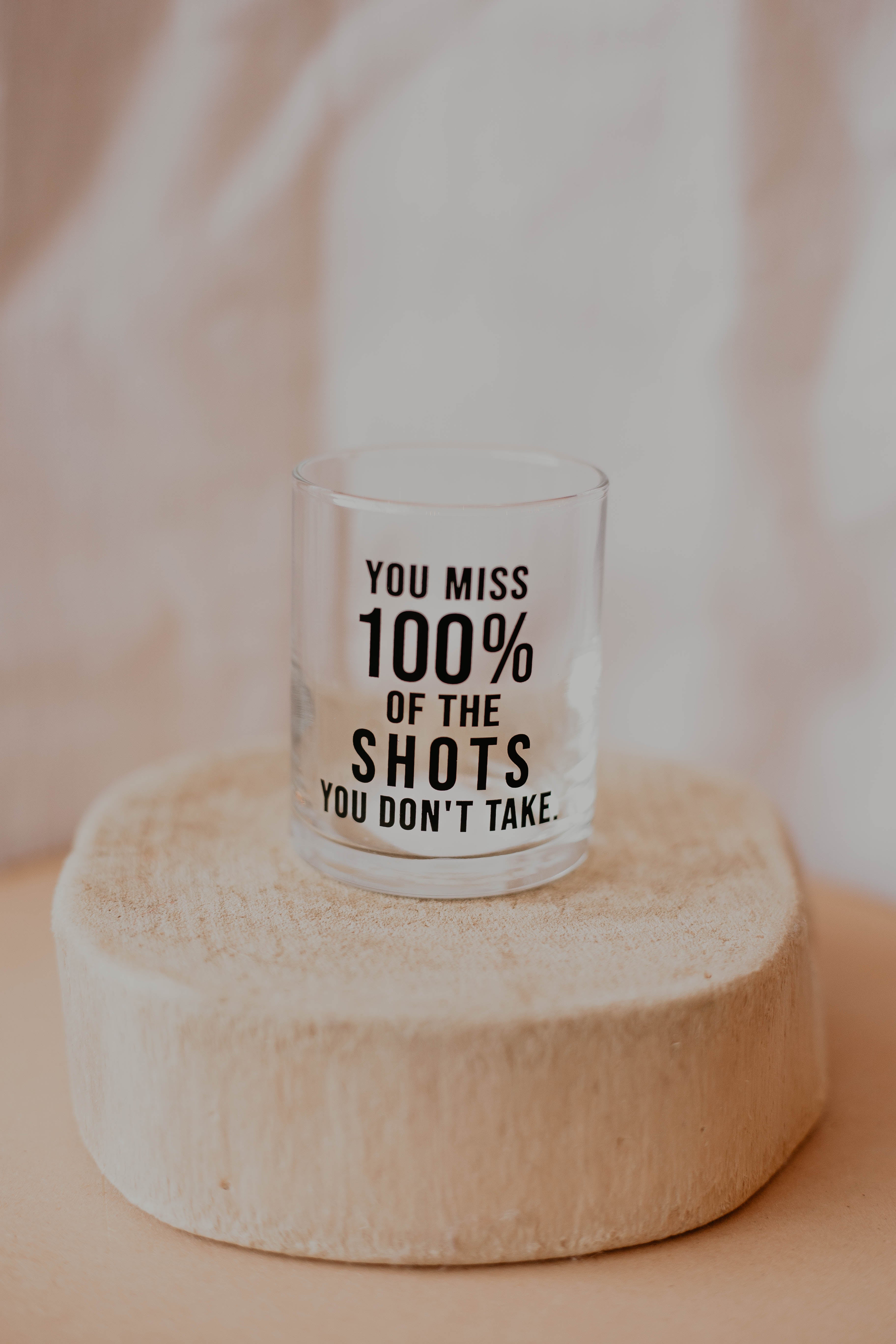 100% of the Shots Shot Glass